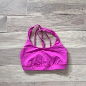 Y2k Lululemon Sports Bra Womens sz 4 Pink activewear yoga pilates